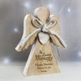 In Loving Memory Wooden Angel Decoration